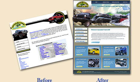 Complete Website Design make-over for small businesses in Maryland